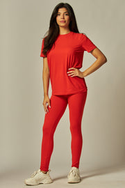 Butter Soft Brushed Casual Leggings Set